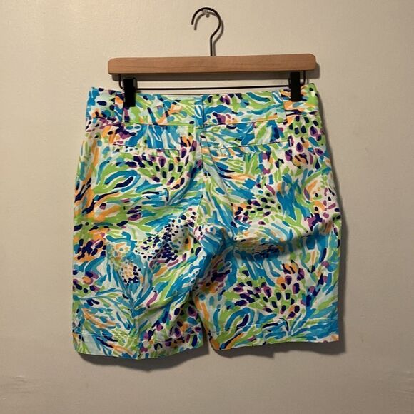 Lilly Pulitzer Multicolor Sea Soire The Chipper Bermuda Shorts Size 2 - Picture 3 of 8
